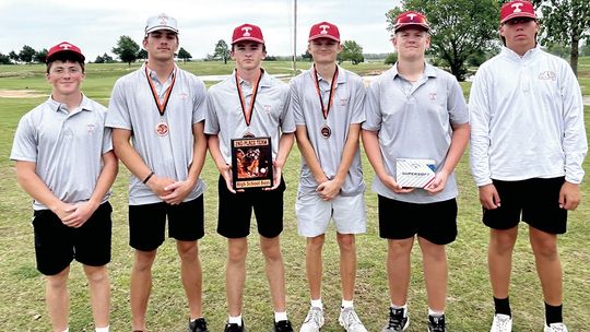 Boys 2nd In Golf Tournament