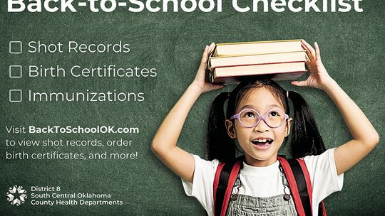 Murray County Health Department Encouraging Back-to-School Readiness