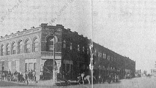 Sulphur Historic Downtown -- Then & Now