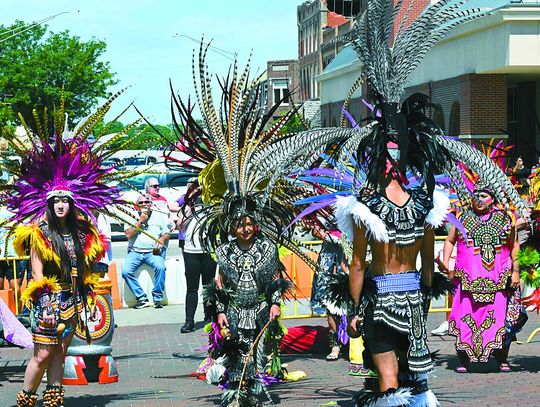 Colorful Dance Group Performs At Artesian Arts Festival