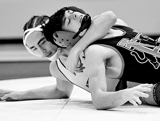 Dogs, Junior Dogs Win District Dual Wrestling