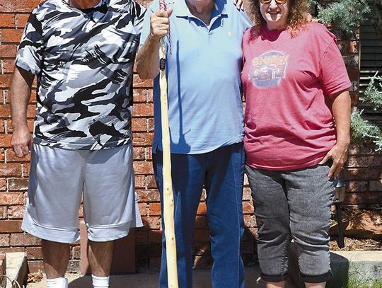 Pair Craft Walking Sticks For Tornado Victims’ Fundraiser