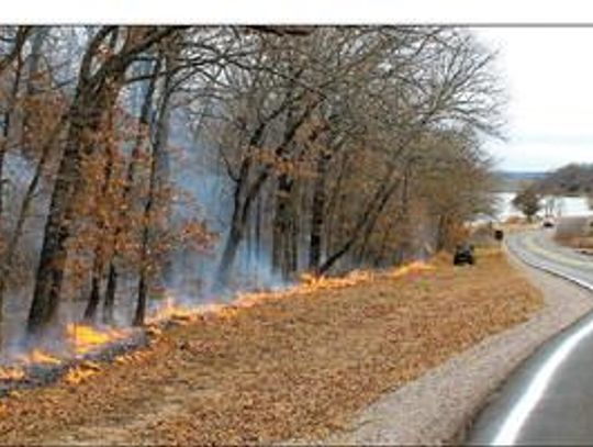 Park Conducts Prescribed Fires Southwest Of Sulphur