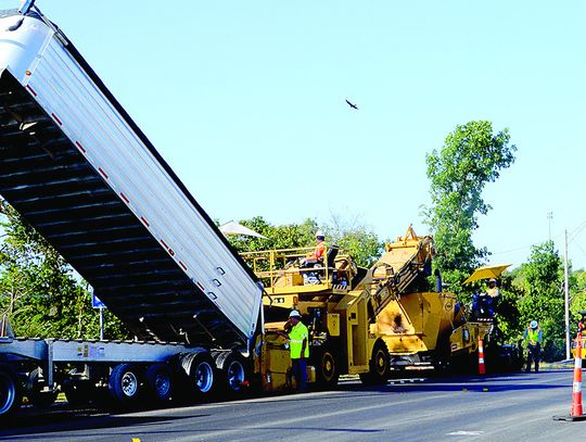 Resurfacing Work Continues On S.H. 7