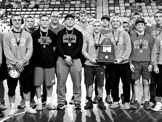Sulphur Bulldog Wrestling Team Wins State Academic Championship