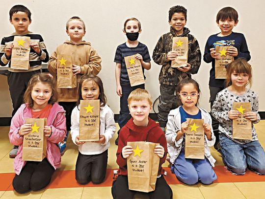 Sulphur Elementary School’s January Star Students, Terrific Kids Honored