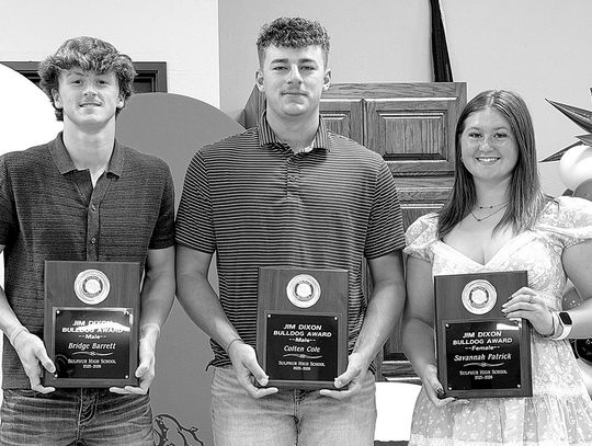 Top Sulphur Athletes Honored