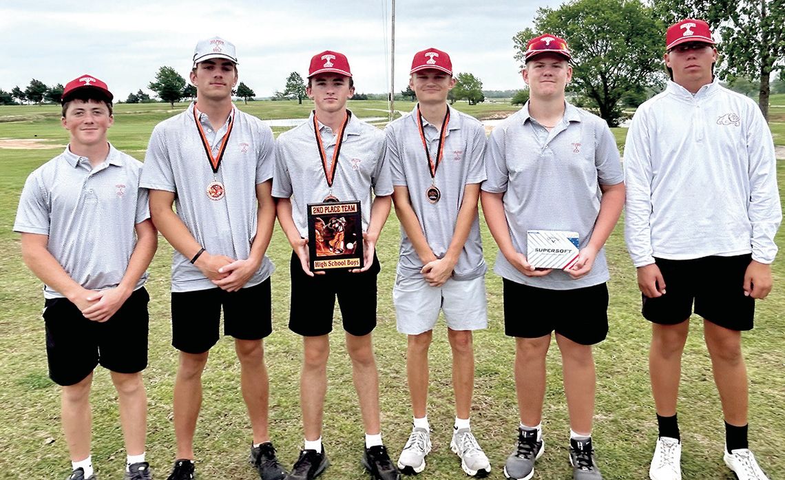 Boys 2nd In Golf Tournament