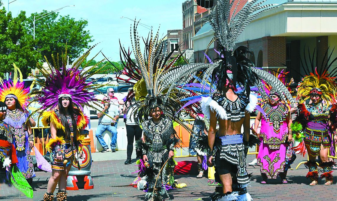Colorful Dance Group Performs At Artesian Arts Festival