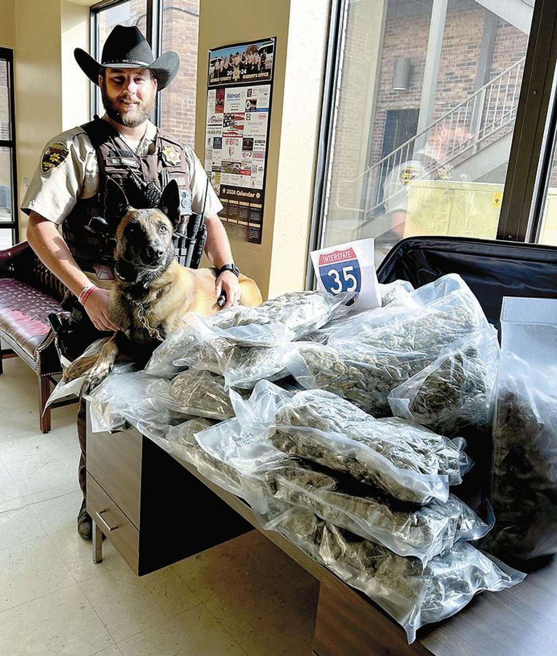 Deputies Nab Two In Big Weed Haul On I-35