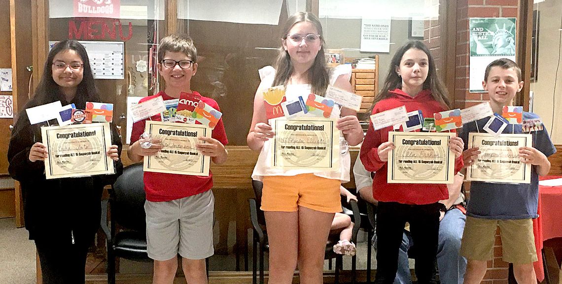 Intermediate School’s 2025 Sequoyah Book Club Members Feted