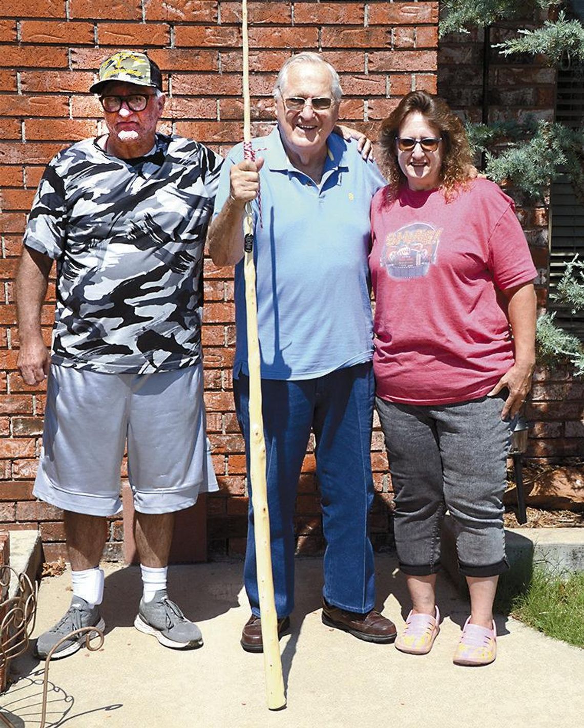 Pair Craft Walking Sticks For Tornado Victims’ Fundraiser