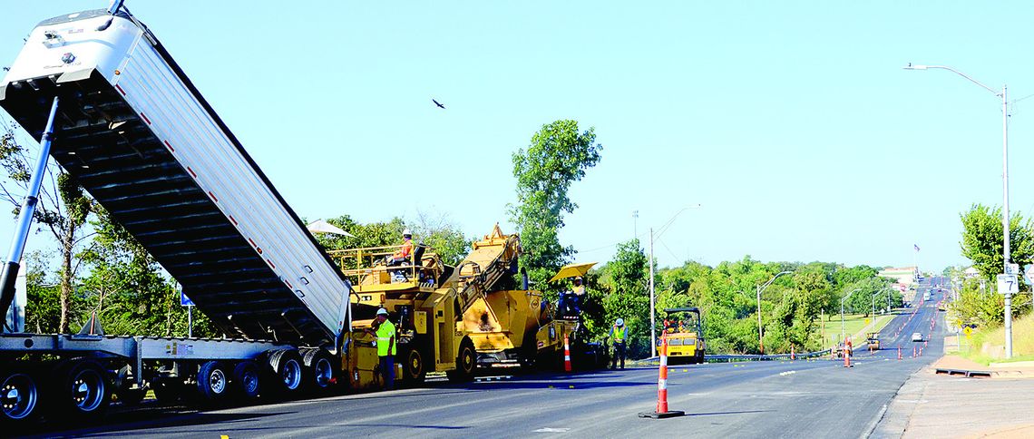 Resurfacing Work Continues On S.H. 7 Resurfacing Work Continues On S.H. 7