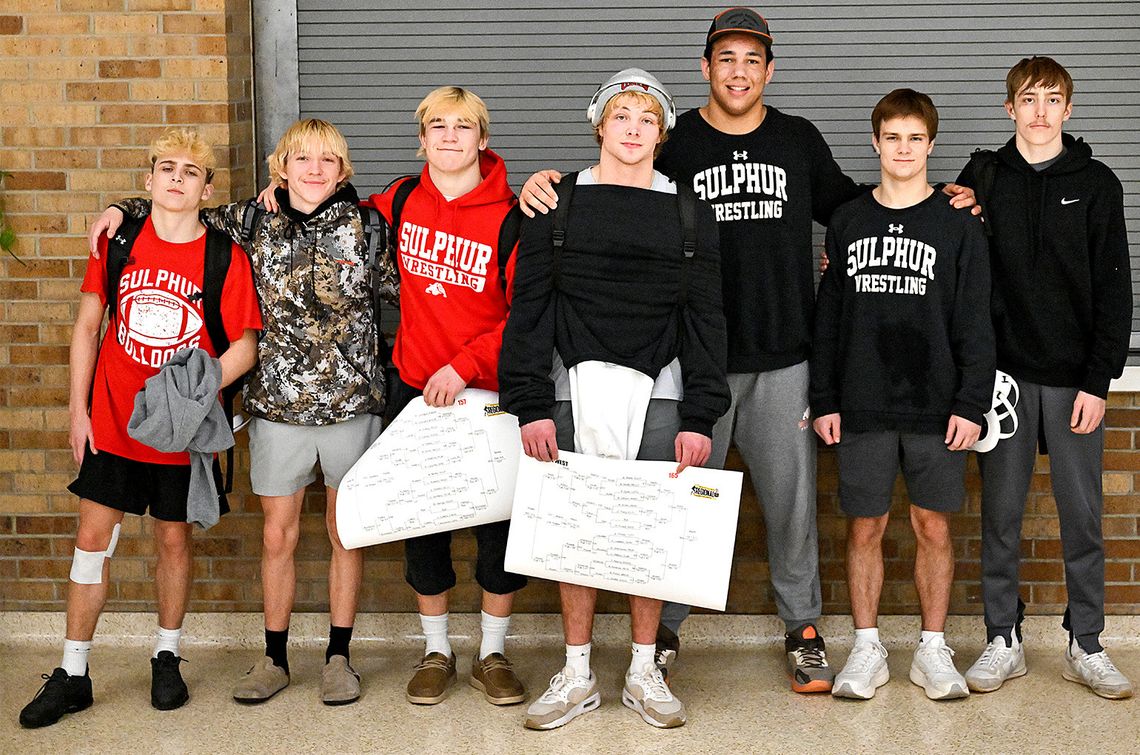 Seven Dogs Advance To State Wrestling Meet