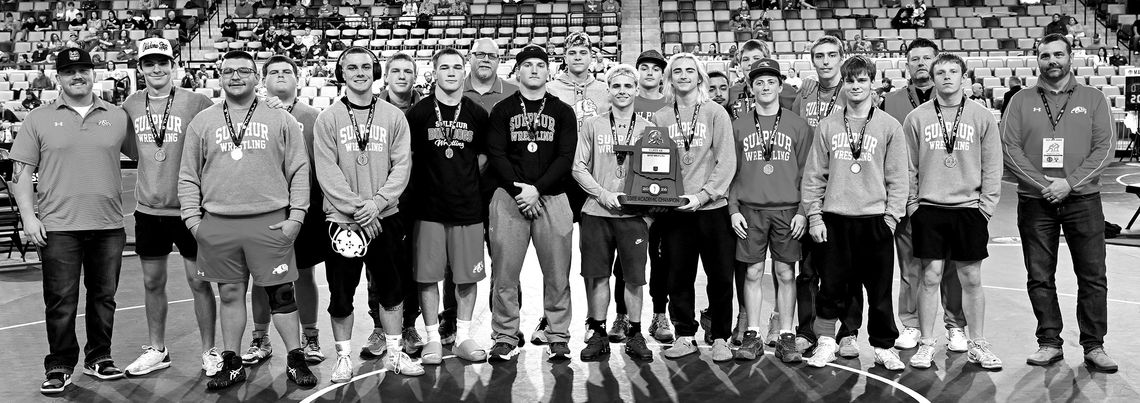 Sulphur Bulldog Wrestling Team Wins State Academic Championship